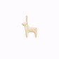 Deer Lucky Charm Necklace 14K Solid Gold | Korea Ten Symbols of Longevity 십장생 사슴