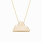 Mountain Charm Necklace 14K Solid Gold | Ten Symbols of Longevity 십장생 산  | BY L’AIMÉ NEW YORK 
