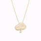 Bullo Immortality Shroom Necklace 14K Solid Gold | The Eternal Ten 불로초