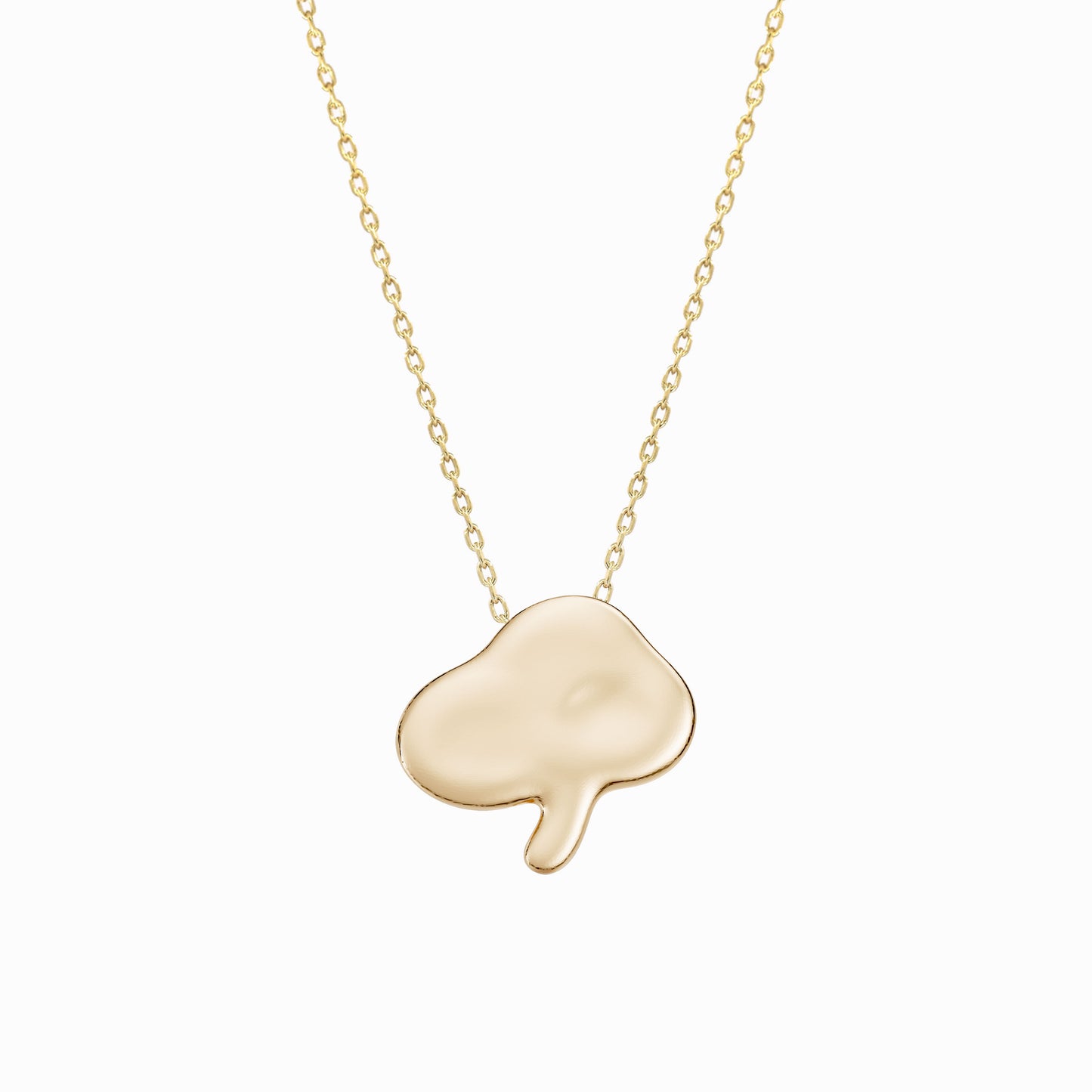 Immortal Bloom Mystic Herb Charm Necklace 14K Solid Gold | Ten Symbols of Longevity 십장생 불로초 | BY L’AIMÉ NEW YORK 