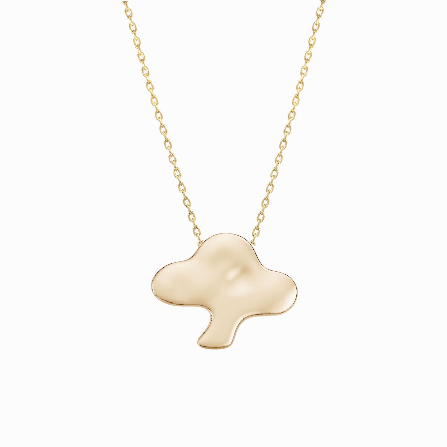 Sonamu Pine Charm Necklace 14K Solid Gold | The Eternal Ten 소나무  | Ten Symbols of Longevity 십장생 | BY L’AIMÉ NEW YORK 