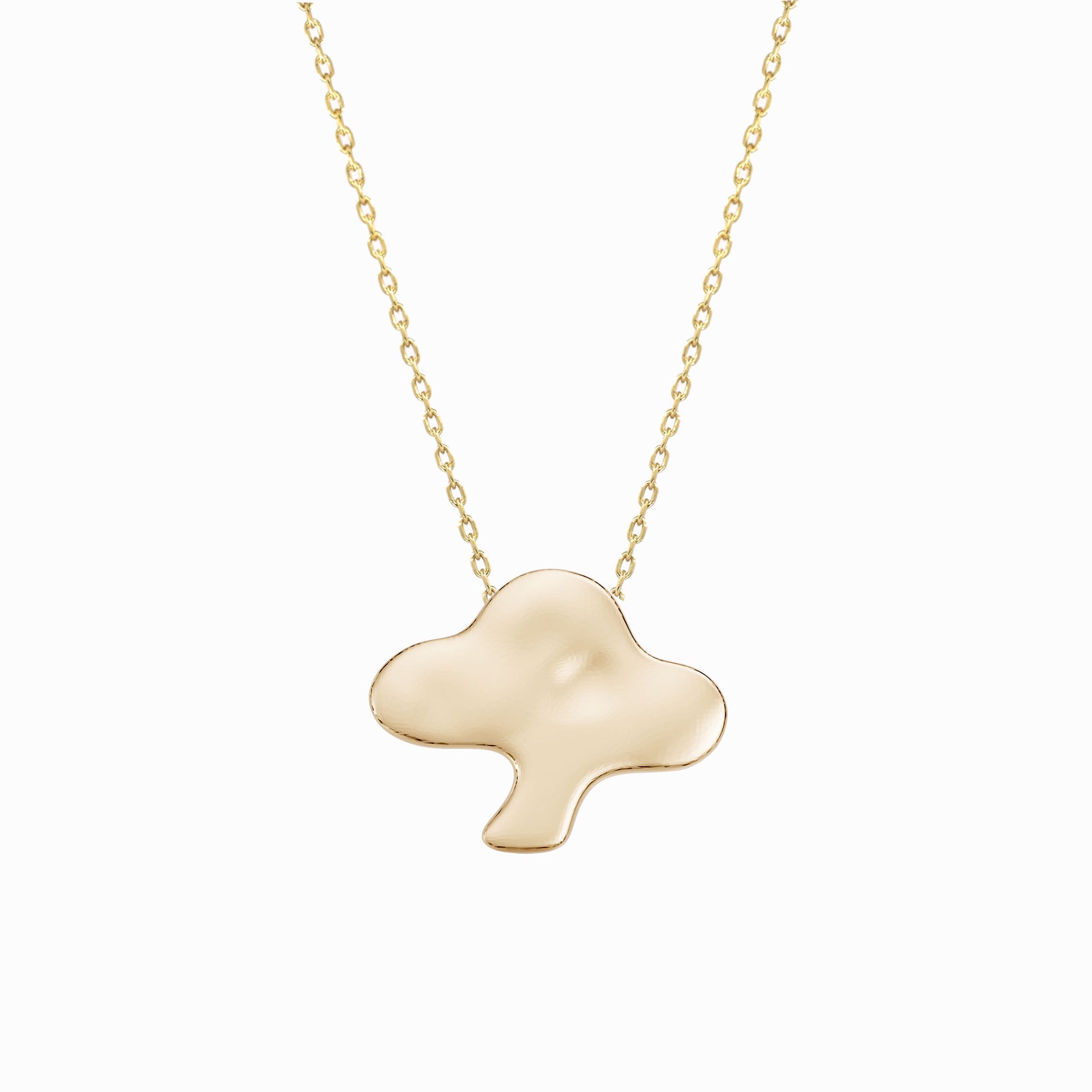 Sonamu Pine Charm Necklace 14K Solid Gold | The Eternal Ten 소나무  | Ten Symbols of Longevity 십장생 | BY L’AIMÉ NEW YORK 
