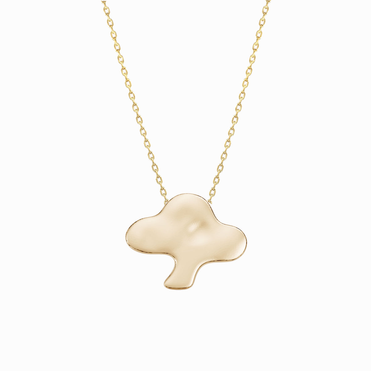 Sonamu Pine Charm Necklace 14K Solid Gold | The Eternal Ten 소나무  | Ten Symbols of Longevity 십장생 | BY L’AIMÉ NEW YORK 