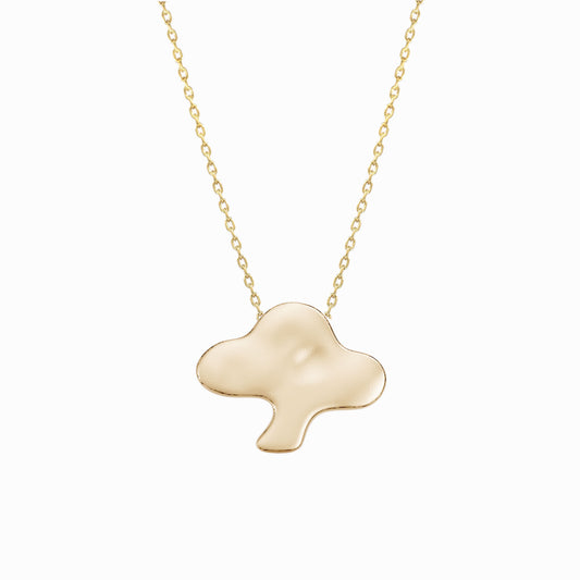 Sonamu Pine Charm Necklace 14K Solid Gold | The Eternal Ten 소나무  | Ten Symbols of Longevity 십장생 | BY L’AIMÉ NEW YORK 