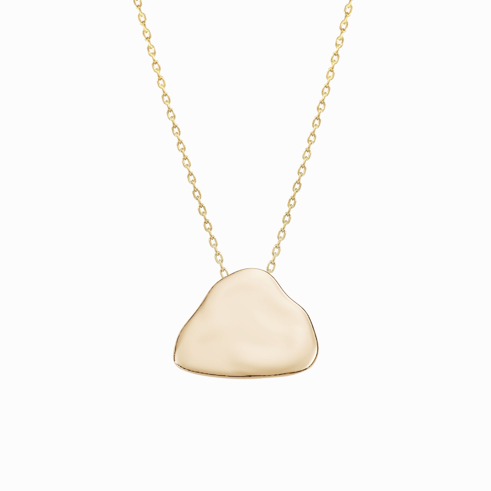 Dol Rock Charm Necklace 14K Solid Gold | The Eternal Ten 십장생 바위 | Ten Symbols of Longevity | BY L’AIMÉ NEW YORK 