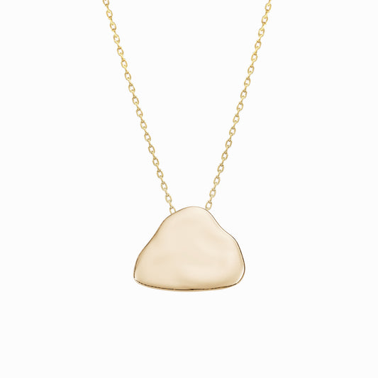 Dol Rock Charm Necklace 14K Solid Gold | The Eternal Ten 십장생 바위 | Ten Symbols of Longevity | BY L’AIMÉ NEW YORK 