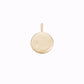 Sun Charm Necklace 14K Solid Gold | Ten Symbols of Longevity 십장생 해