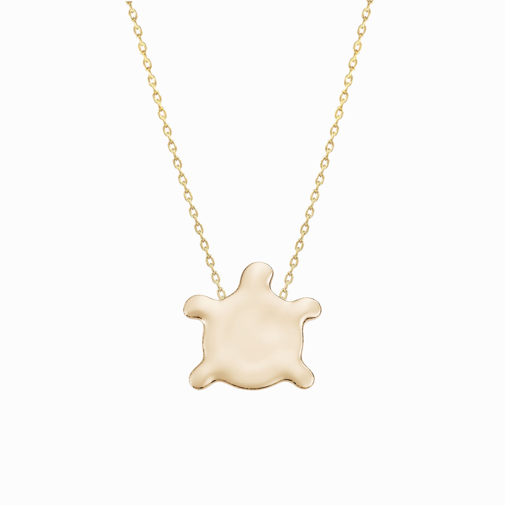 Geobugi Turtle Charm Necklace 14K Solid Gold | The Eternal Ten 거북이 | Ten Symbols of Longevity 십장생 | BY L’AIMÉ NEW YORK 