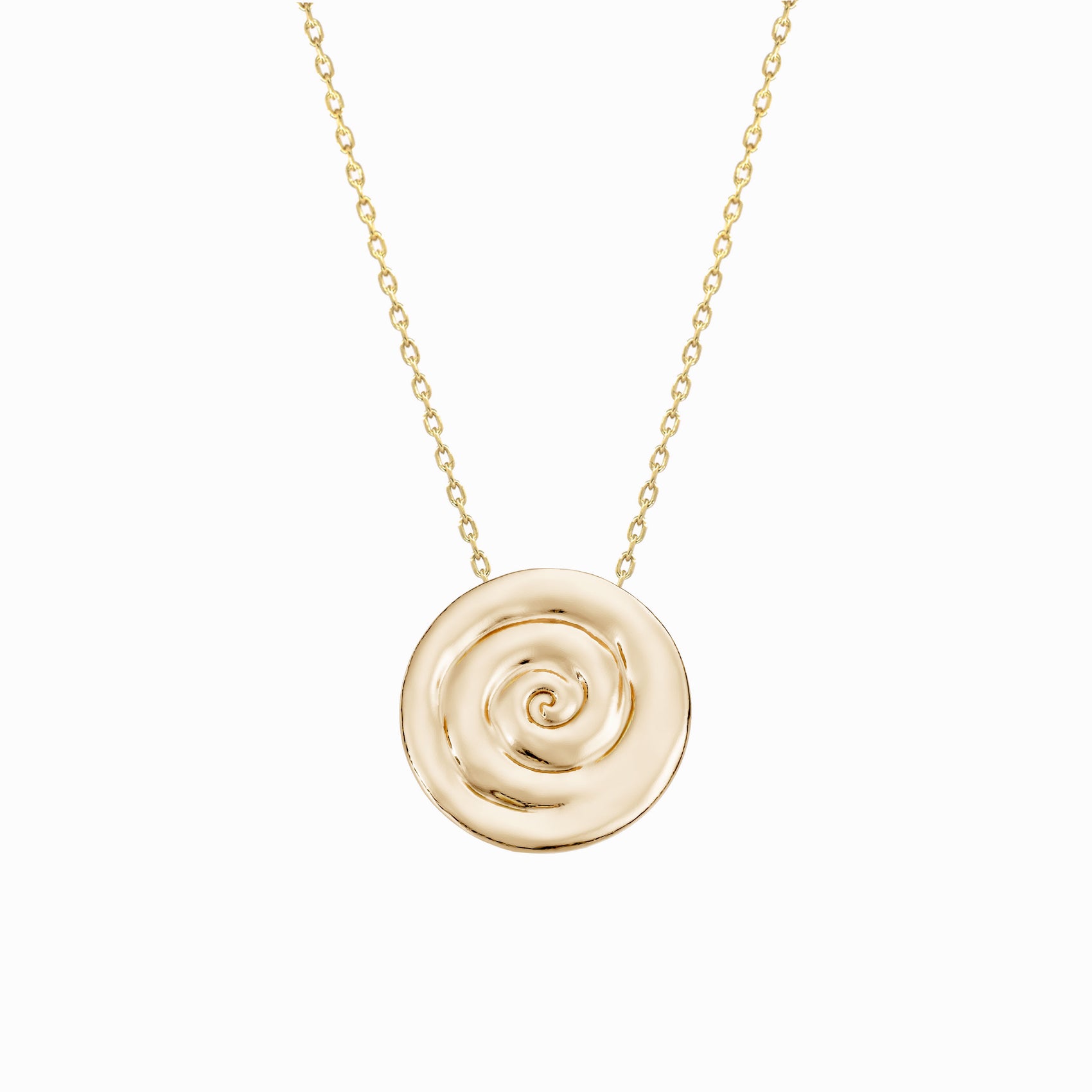 Mul Water Charm Necklace 14K Solid Gold | The Eternal Ten 물 | Ten Symbols of Longevity 십장생 | BY L’AIMÉ NEW YORK 