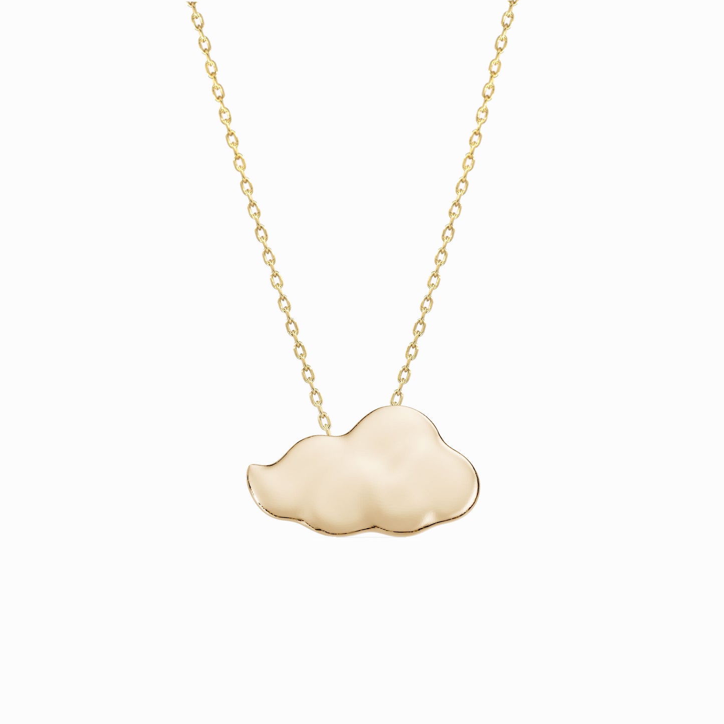 Gureum Cloud Charm Necklace 14K Solid Gold | The Eternal Ten 구름 | Ten Symbols of Longevity 십장생 | BY L’AIMÉ NEW YORK 