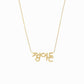 Hangul Custom Name Necklace Korean14K Solid Gold – Personalized