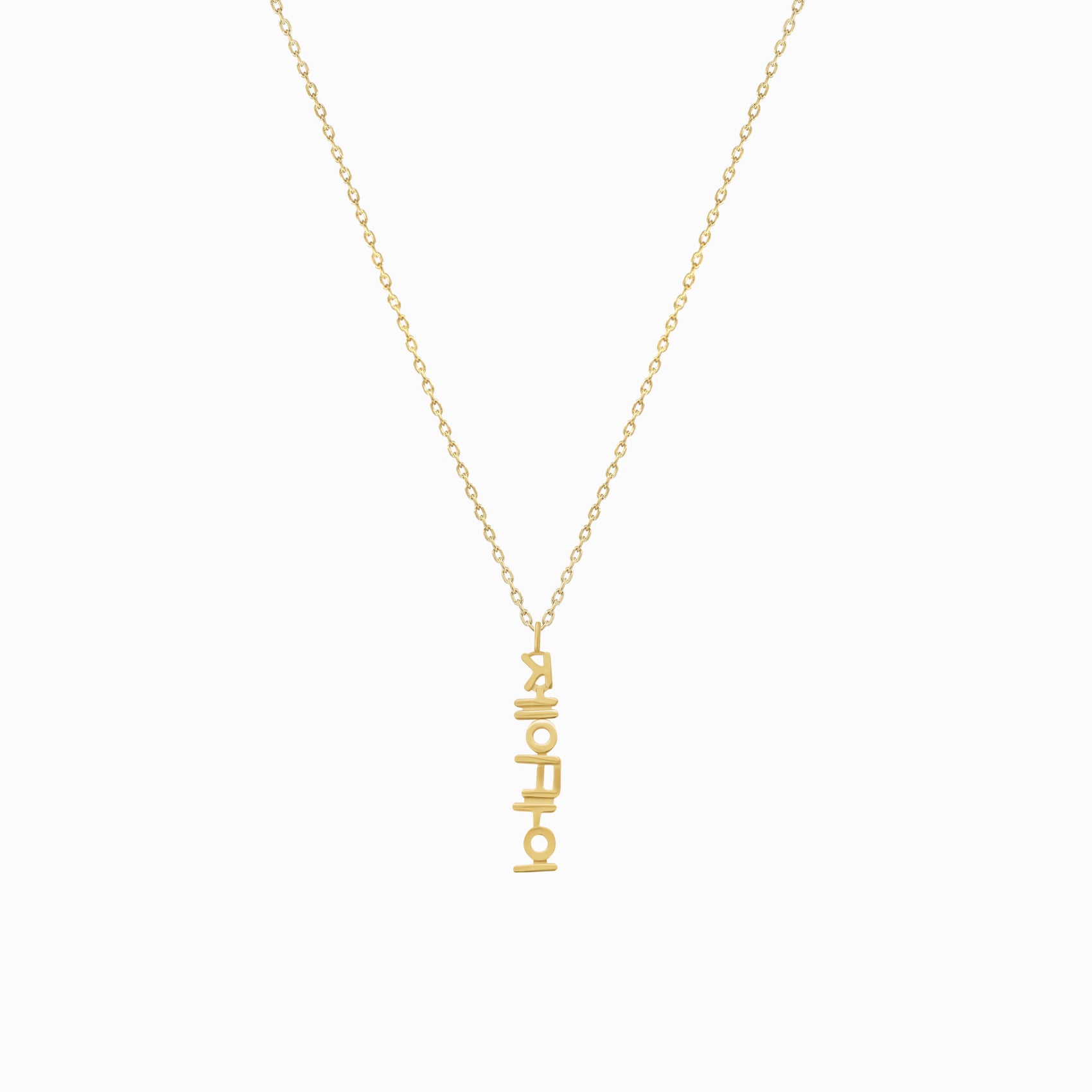 Korean_Custom_Name_Necklace_in_14K_Solid_Gold–Personalized BY L’AIMÉ NEW YORK