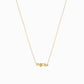 Korean Custom Name Star Necklace in 14K Solid Gold – Personalized BY L’AIMÉ NEW YORK