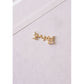 Korean Custom Name Birthstone Necklace 14K Solid Gold – Personalized