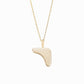 Puffy Korean Alphabet Hangul Initial Necklace 14K Solid Gold 한글 이름 목걸이 BY LAIME NEW YORK