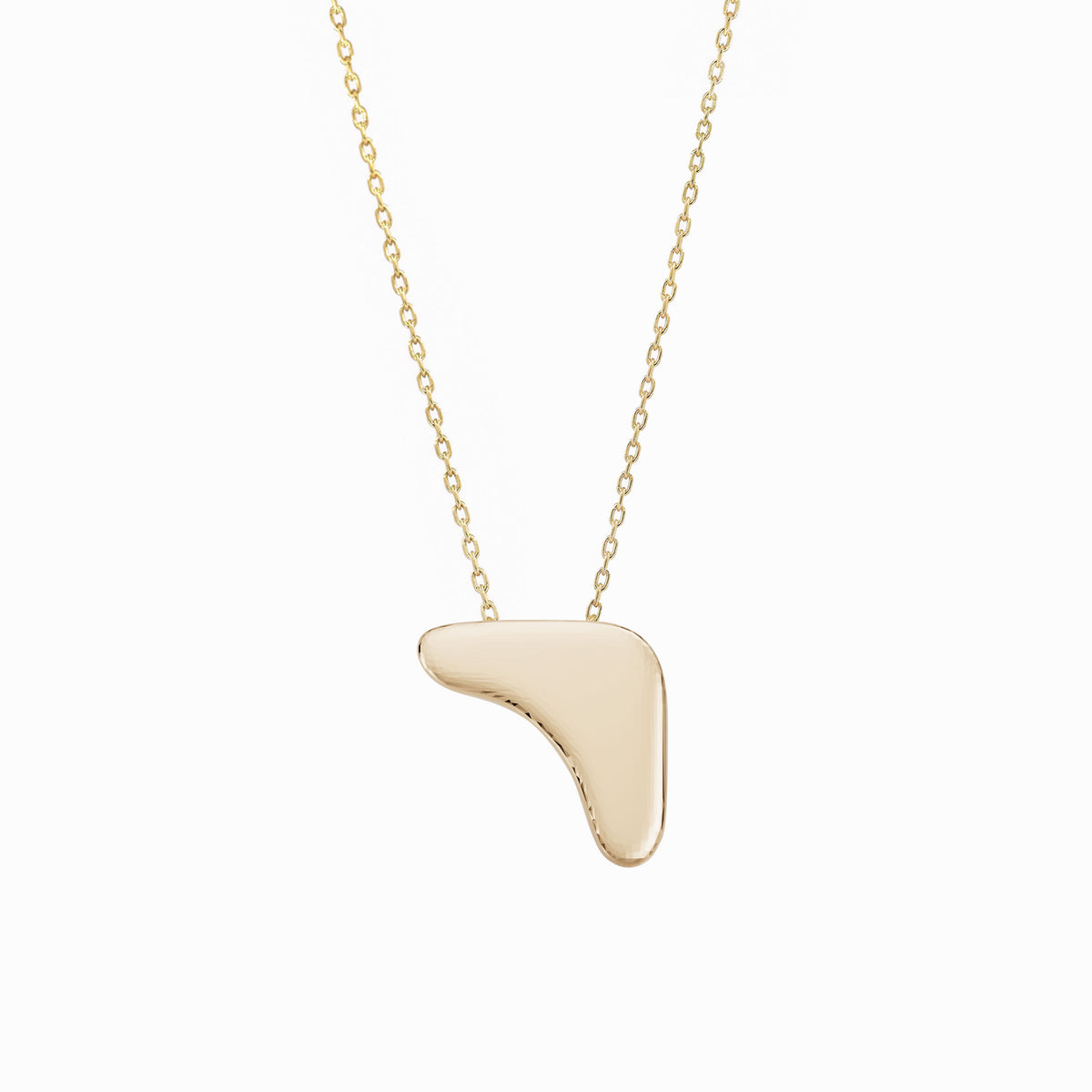 Puffy Bubble Hangul Initial Korean Letter Pendant 14K Solid Gold 한글 목걸이 | BY L’AIMÉ NEW YORK  바이라메 뉴욕