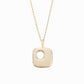 Puffy Korean Alphabet Hangul Initial Necklace 14K Solid Gold 한글 이름 목걸이 BY LAIME NEW YORK
