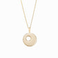 Puffy Korean Alphabet Hangul Initial Necklace 14K Solid Gold 한글 이름 목걸이 BY LAIME NEW YORK