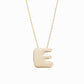 Puffy Bubble Hangul Initial Korean Letter Pendant 14K Solid Gold 한글 목걸이 | BY L’AIMÉ NEW YORK  바이라메 뉴욕