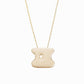 Puffy Bubble Hangul Initial Korean Letter Pendant 14K Solid Gold 한글 목걸이 | BY L’AIMÉ NEW YORK  바이라메 뉴욕