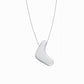Puffy Korean Alphabet Hangul Initial Necklace Sterling Silver 한글 이름 목걸이 BY LAIME NEW YORK