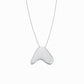 Puffy Korean Alphabet Hangul Initial Necklace Sterling Silver 한글 이름 목걸이 BY LAIME NEW YORK