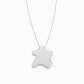 Puffy Korean Alphabet Hangul Initial Necklace Sterling Silver 한글 이름 목걸이 BY LAIME NEW YORK
