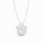 Puffy Korean Alphabet Hangul Initial Necklace Sterling Silver 한글 이름 목걸이 BY LAIME NEW YORK