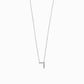 Hangul Korean Letter Necklace Sterling Silver ㄱ