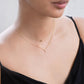 Korean Hangul LetterNecklace 14K Solid Gold ㅅ