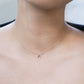 Korean Hangul LetterNecklace 14K Solid Gold ㅅ