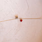 Full Heart Enamel Charm Necklace 14K Solid Gold