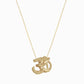 Eclipse Om Pendant 14K Solid Gold 옴