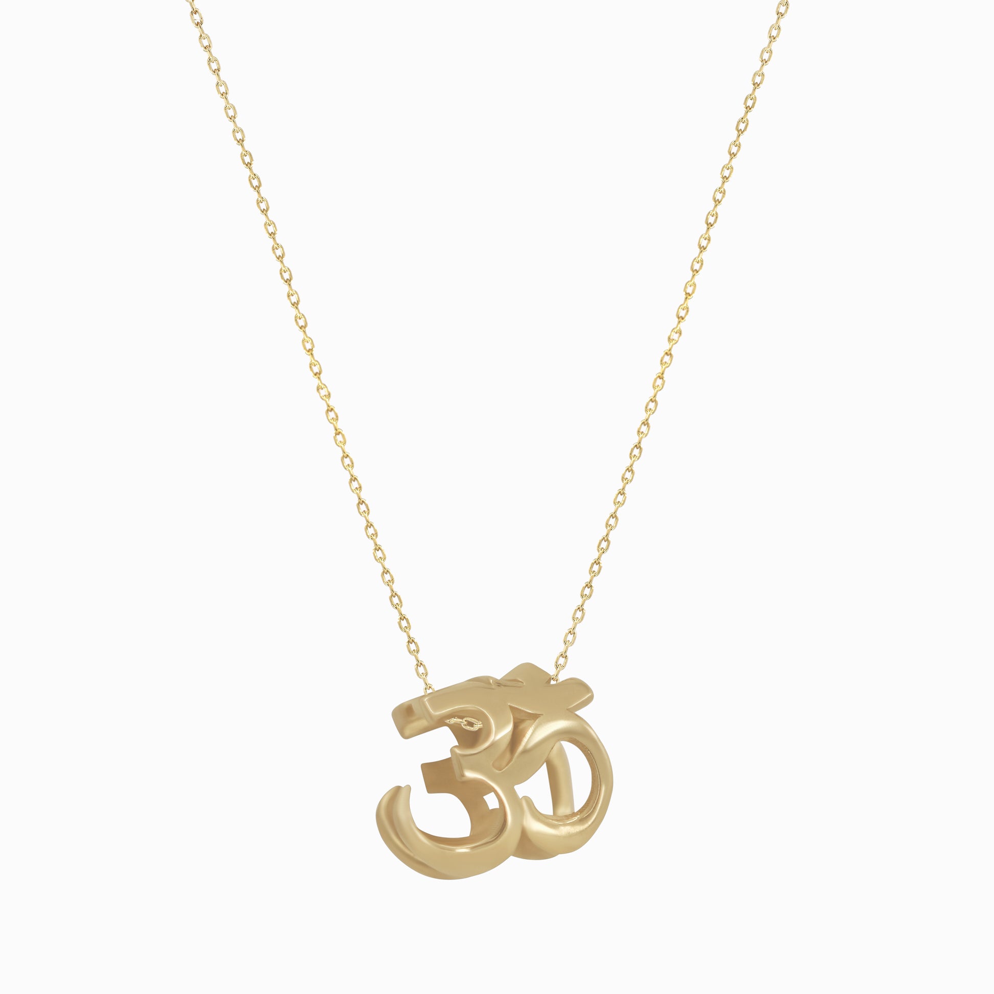 Eclipse Om Pendant 14K Solid Gold 옴