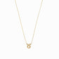 Eclipse Taurus Zodiac Gold Necklace 14K Solid Gold