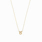 Eclipse Taurus Zodiac Gold Necklace 14K Solid Gold