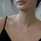 Star U Pavé Lab Diamond Necklace 14K Solid Gold