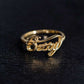 Custom Script Letters Name Ring MARIA 14K Solid Gold – Personalized