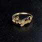 Custom Script Letters Name Ring MARIA 14K Solid Gold – Personalized