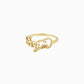 Custom Script Letters Name Ring MARIA 14K Solid Gold – Personalized