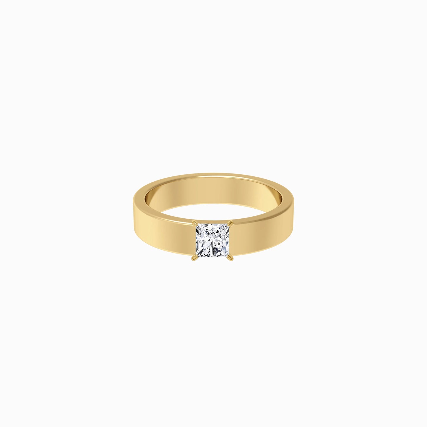 Princess Cut Diamonds Ring Gold | MINE