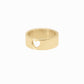 Heart Cut Out Ring 14K Solid Gold