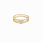 Heart Pavé Diamond Ring 14K Solid Gold