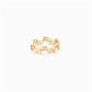 Korean Letter Laugh ㅋㅋㅋㅋ Ring 14K Solid Gold BY LAIME NEW YORK 한글반지