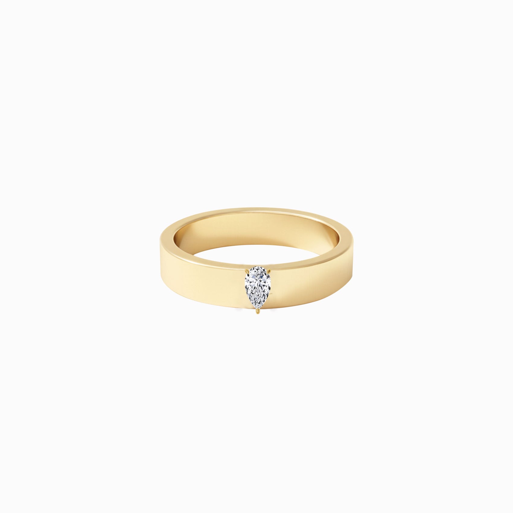 Lozenge Cut Diamonds Ring Gold | MINE
