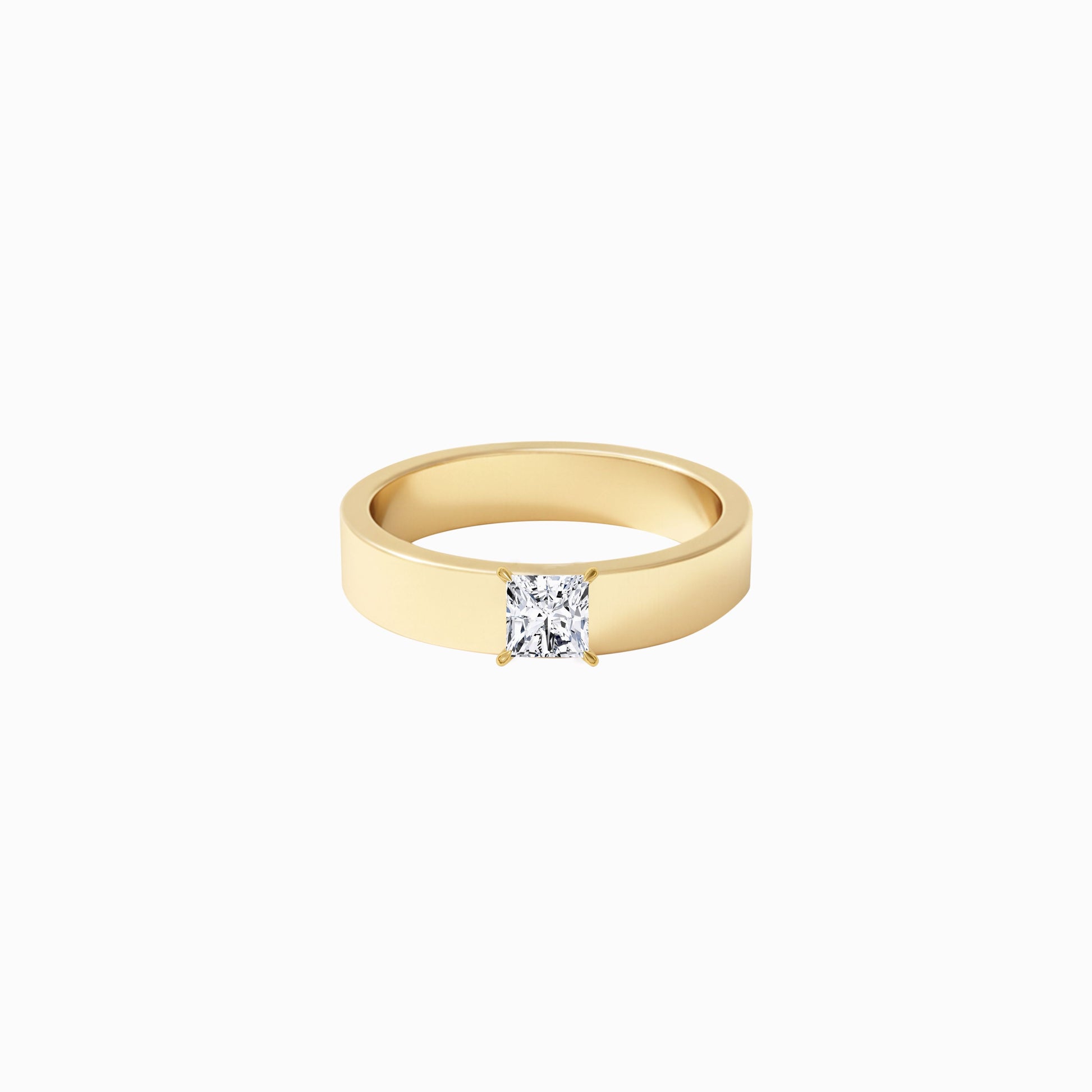 Princess Cut Diamonds Ring Gold | MINE