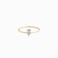 Pear Cut Diamond Ring Gold | SOFT LINE