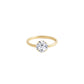 Round Brilliant Cut Diamond Ring Gold | WISH