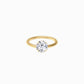 Round Brilliant Cut Diamond Ring Gold | WISH