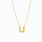A Initial Letter Necklace 14K Solid Gold